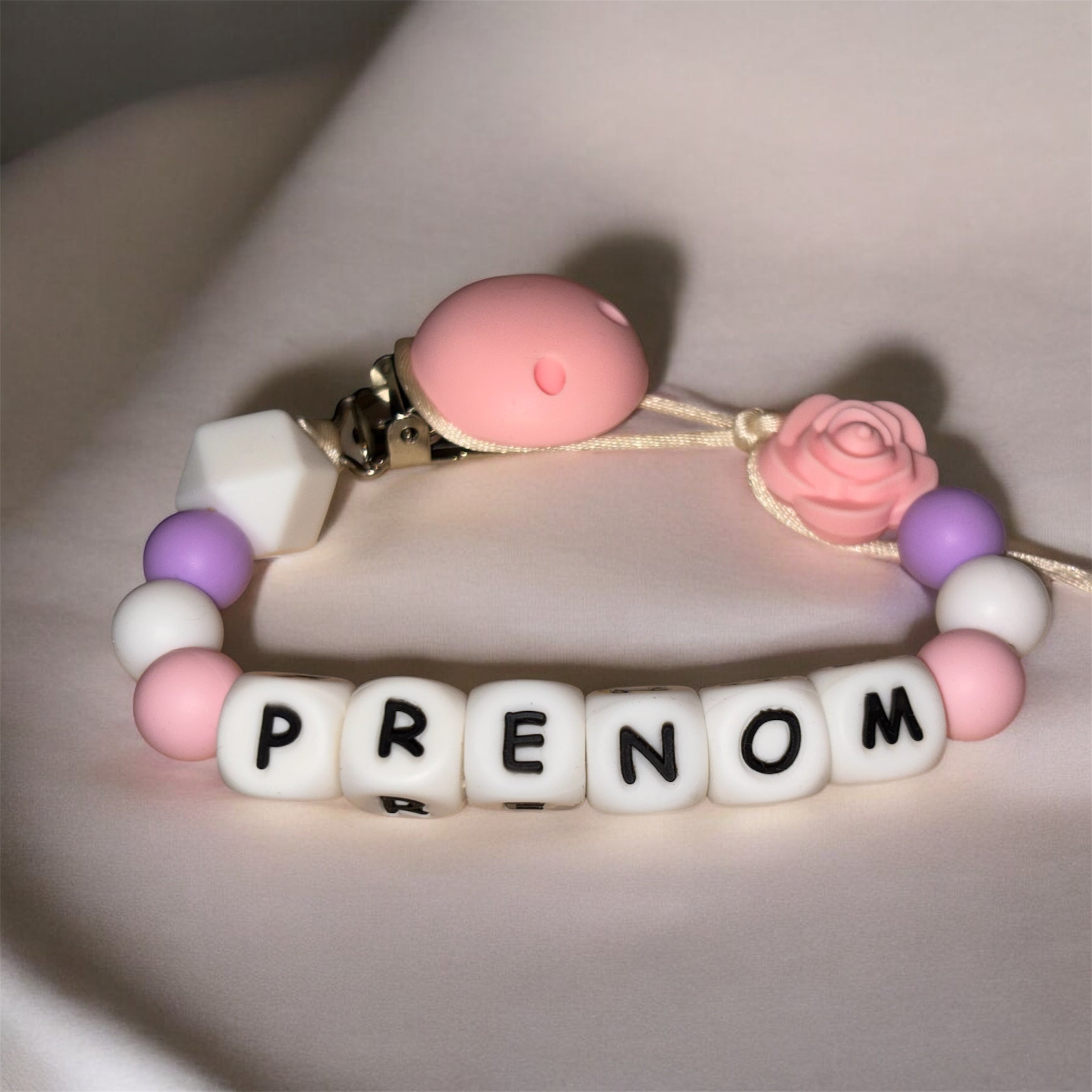 Attache Tétine Licorne Pastel